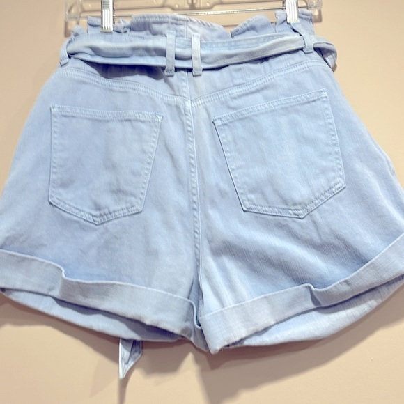 We The Free High Waist Blue Denim Shorts - Picture 5 of 7